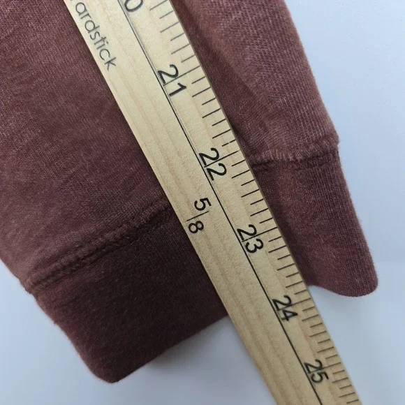 St. John's Bay Men's XXL Henley Heritage Sueded Jersey Burnt Orange Long Sleeve - Picture 5 of 8